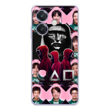 Чохол Гра в кальмара для OPPO A3 – Персонажі гри кальмара