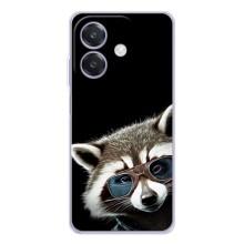 Силиконовый Чехол с Енотами на OPPO A3 – Стильный Енот
