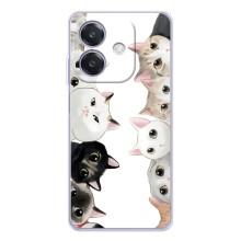 Силиконовый чехол с котиком для OPPO A3