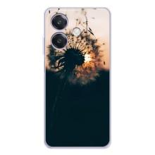 Силиконовый Чехол с одуванчиками на OPPO A3 – Красивый одуванчик