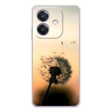 Силиконовый Чехол с одуванчиками на OPPO A3 – Роздумаханый одуванчик
