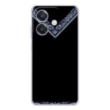 Силиконовый Чехол на OPPO A3 – Воротник вышиванки