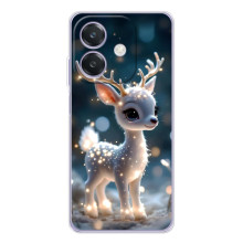 Яскравий чохол для OPPO A3 з Зимові Оленята – Блискуче оленятко