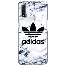 Чехлы Адидас для Oppo A31 (AlphaPrint) (Адидас на мраморе)