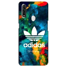 Чехлы Адидас для Oppo A31 (AlphaPrint) (Яркий Адидас)