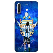Чехлы для Oppo A31 (Leo чемпион) (AlphaPrint) (Месси сборная)