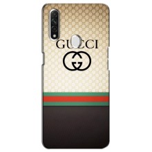 Чехлы ГУЧЧИ для Оппо А31 (AlphaPrint) (GUCCI стиль)