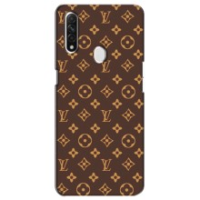 Чохли Луі Вітон для Oppo A31 (AlphaPrint - LOUIS VUITTON) (фон LOUIS VUITTON)