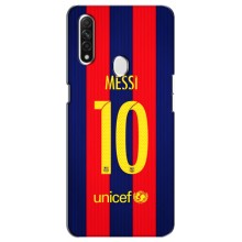 Чохли Мессі для Oppo A31 (AlphaPrint) (Messi Barca 10)