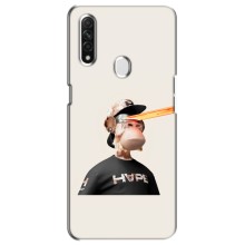 Чехлы с Обезьянами NFT для Oppo A31 (AlphaPrint) (обезьяна NFT в очках)
