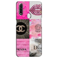 Чехол (Dior, Prada, YSL, Chanel) для Oppo A31 (Модница)