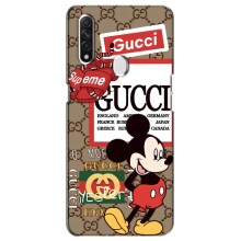 Чехол Disney Mouse Oppo A31 (PREMIUMPrint) (Стильный Микки)