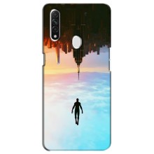 Чехол с человеком пауком для Oppo A31 - (AlphaPrint) (Паук человек)