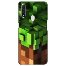 Чехол Майнкрафт на Oppo A31 (AlphaPrint) Minecraft (текстура Майнкрафт)