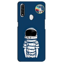 Чехол NASA для Oppo A31 (AlphaPrint) (Мальчик в шлеме)