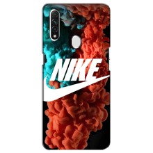 Чехол для Oppo A31 - с принтом Найк (AlphaPrint) (Дымчатый найк)