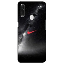 Чехол для Oppo A31 - с принтом Найк (AlphaPrint) (Найк красный)