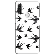 Чехол с птицами на Oppo A31 (VPrint) (Ласточки)