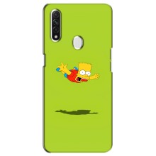 Чехол с Симпсонами для Oppo A31 (VPrint) (Барт Симпсон)
