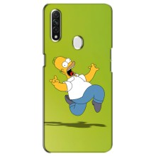 Чехол с Симпсонами для Oppo A31 (VPrint) (Гомер Симпсон)