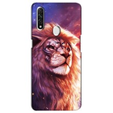 Чехол со Львом для Oppo A31 (VPrint) (Красочный Лев)