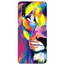 Чехол со Львом для Oppo A31 (VPrint) (Яркий Лев)