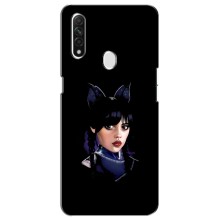 Чехлы Венсдей на Oppo A31 Уэнсдей (AlphaPrint) (серьезная Уэнздей)