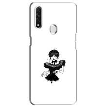 Чехлы Венсдей на Oppo A31 Уэнсдей (AlphaPrint) (танец Уэнздей)