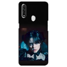 Чехлы Венсдей на Oppo A31 Уэнсдей (AlphaPrint) (взгляд Уэнздей)