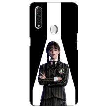 Чехлы Венсдей на Oppo A31 Уэнсдей (AlphaPrint) (W-Wednesday)