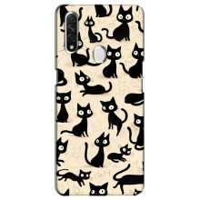 Чехол с рисунком кот на Oppo A31