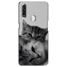 Чехол с рисунком кот на Oppo A31 (Пара котов)