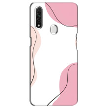 Чехол цветочный дизайн для Oppo A31 – Розовый фон