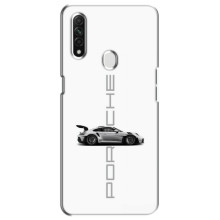 Чохол з авто Порше для Oppo A31 – білий порше