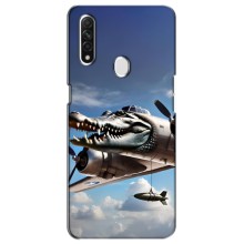 Чехол с мемом Тралалело тралала на Oppo A31 (Бомбардиро крокодило)