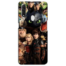 Чехол как приручить дракона на Oppo A31 (Персонажи дракона)