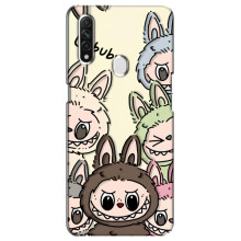 Чохол з Лабубу на Oppo A31 – Колаж Лабубу