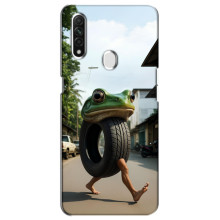 Чехол с мемами тралалело тралала для Oppo A31 – Бонека амбалабу