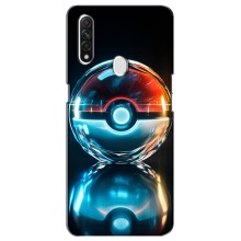 Чехол с Пикачу на Oppo A31 (Мяч Пикачу)