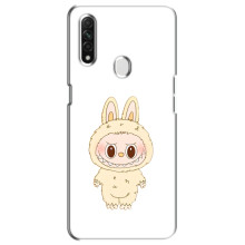 Чохол з принтом Лабубу для Oppo A31 – Бежевий Лабубу