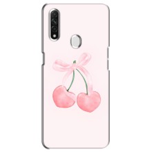 Чехол с розовым рисунком для Oppo A31 (Розовые вишни)