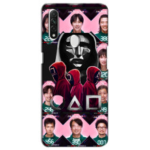 Чохол Гра в кальмара для Oppo A31 – Персонажі гри кальмара