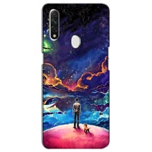 Космические Чехлы для Оппо А31 (VPrint) (Галактический вид)