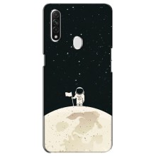Космические Чехлы для Оппо А31 (VPrint) (На луне)