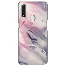 Мраморный чехол на Oppo A31 (VPrint) (Пурпурный Мрамор)