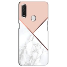 Мраморный чехол на Oppo A31 (VPrint) (Тройной мрамор)