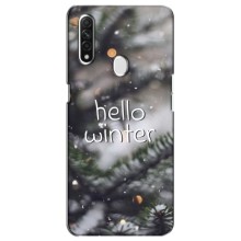 Новорічні, Святкові Чохли для Oppo A31 - 2024 год – Hello winter