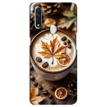 Чохол з унікальним дизайном 'Осінь з кавою' для Oppo A31 – Пряна кава