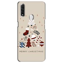 Різдвяні Чохли для Oppo A31 (VPrint) (Merry Christmas)