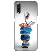 Силіконовий чохол з принтом Зоотрополіс для Oppo A31 – Змія Зоо